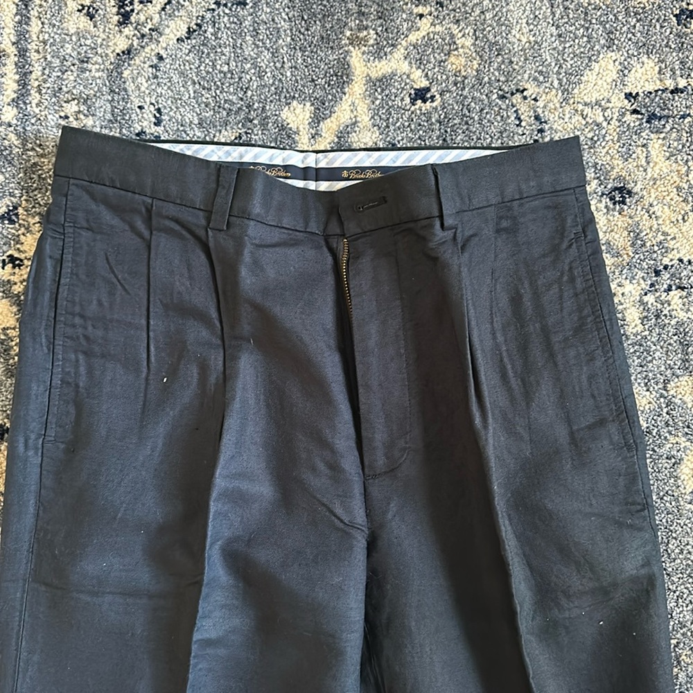 Brooks Brothers Linen Blend Trousers